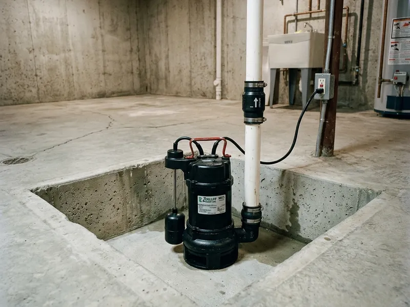 Sump Pump Installation Plumber in Mechanicsburg, IL